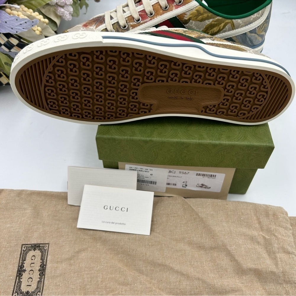 Women’s Gucci tennis 1977 low top sneakers size 42 made in Italy. - Picture 5 of 8